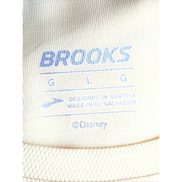 runDisney 2025 Wine & Dine 5K Mens Large Long Sleeve Shirt Brooks Mulan Yellow - Picture 8 of 14